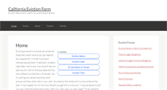 Desktop Screenshot of californiaevictionform.com